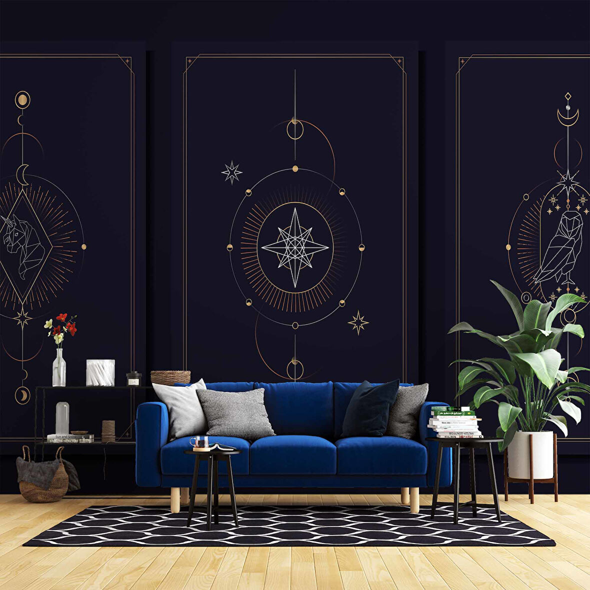 Geometrik Tablo Duvar Kağıdı