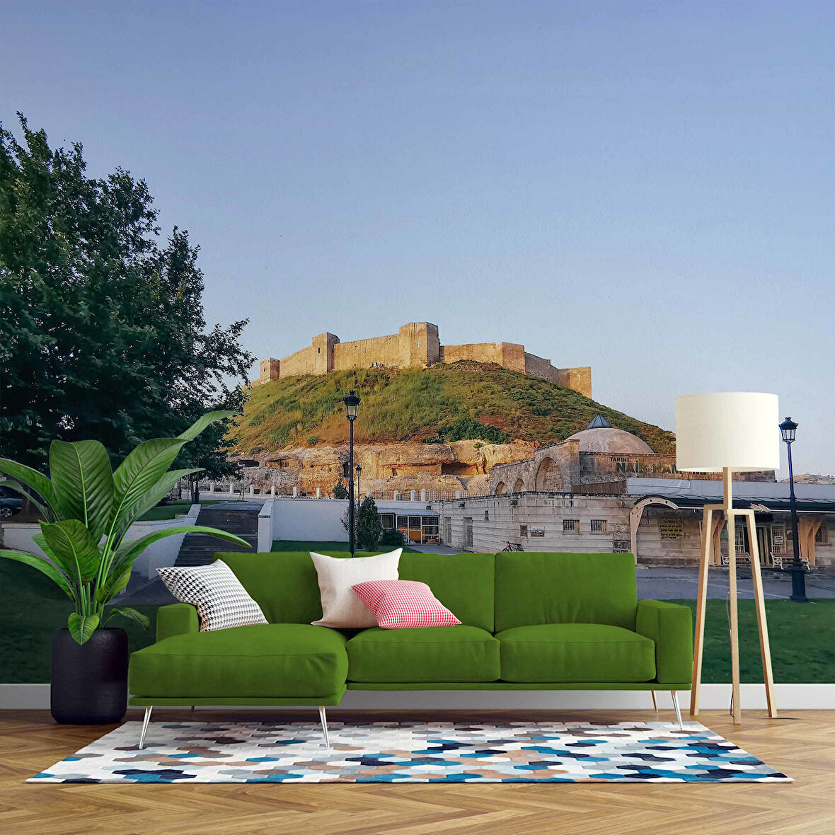 Gaziantep Kalesi Manzaralı Duvar Kağıdı