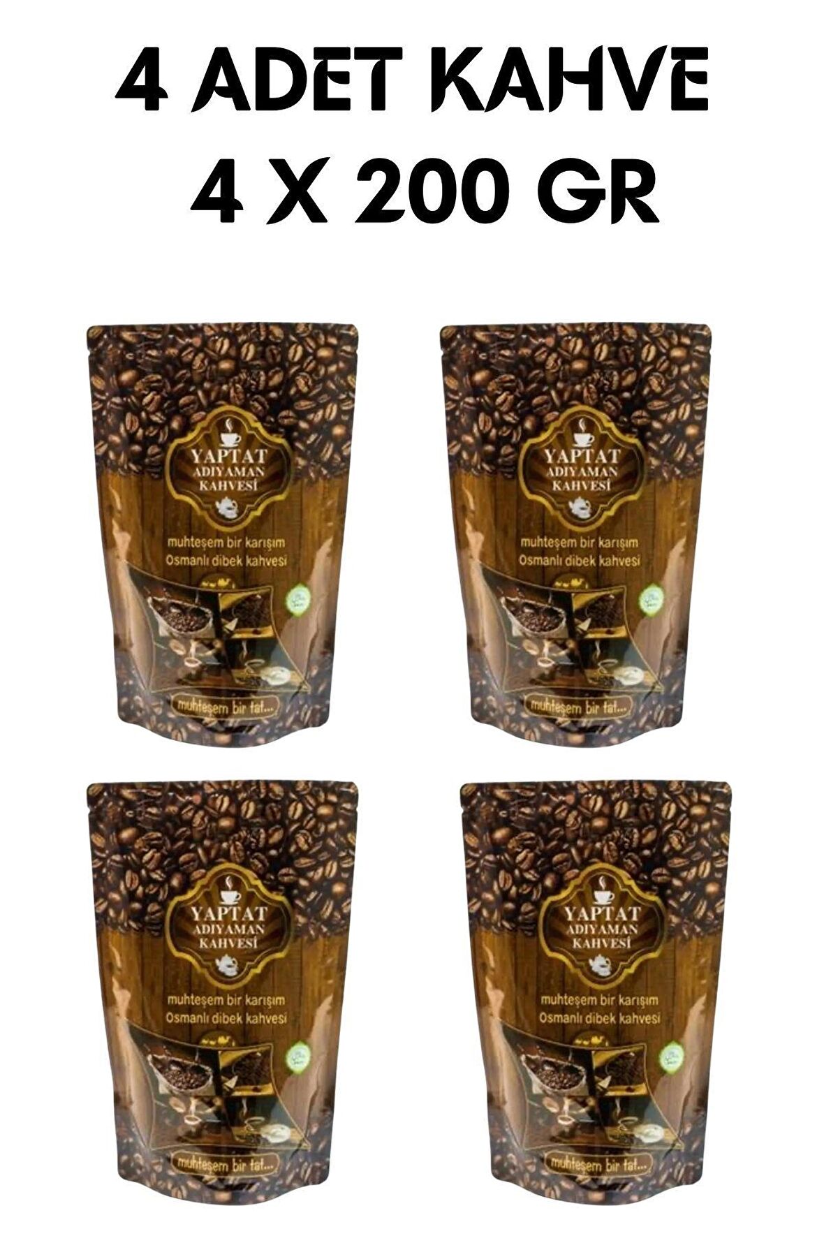 YAPTAT ADIYAMAN OSMANLI DİBEK KAHVESİ 200GR 4X200GR