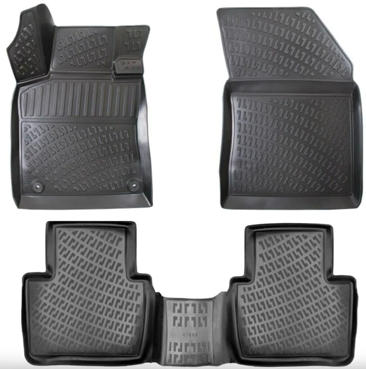 PEUGEOT 508 3D Siyah Havuzlu Paspas 2019 ve SONRASI