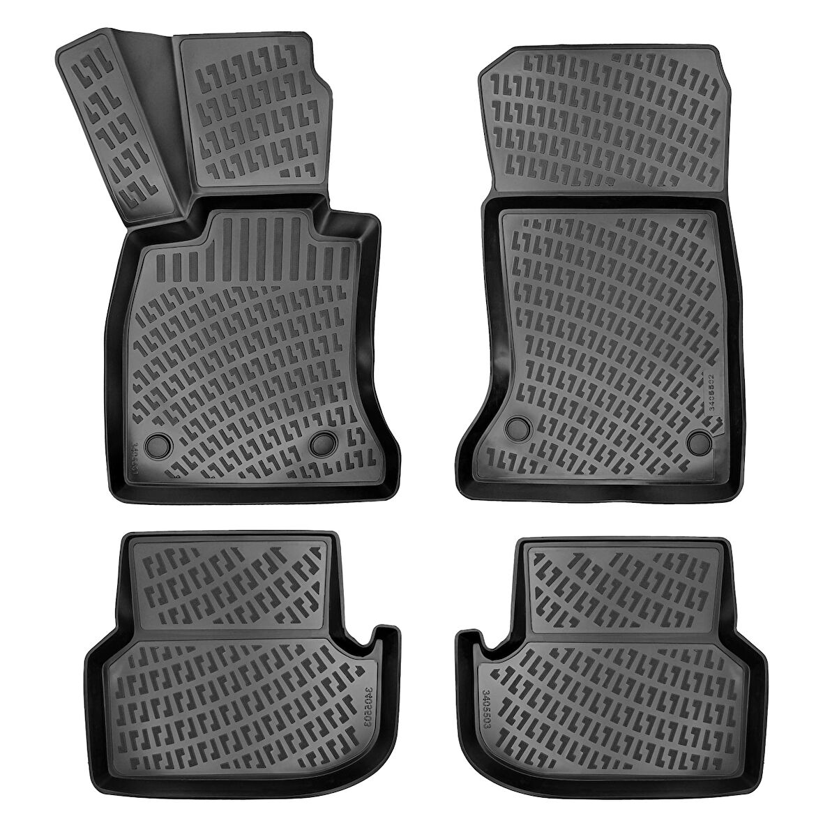 BMW 5-SERISI F10 3D Siyah Havuzlu Paspas 2013 ve 2018