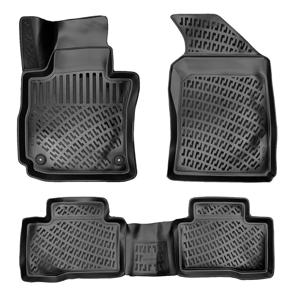 SSANGYONG TIVOLI 3D Siyah Havuzlu Paspas 2015 ve SONRASI