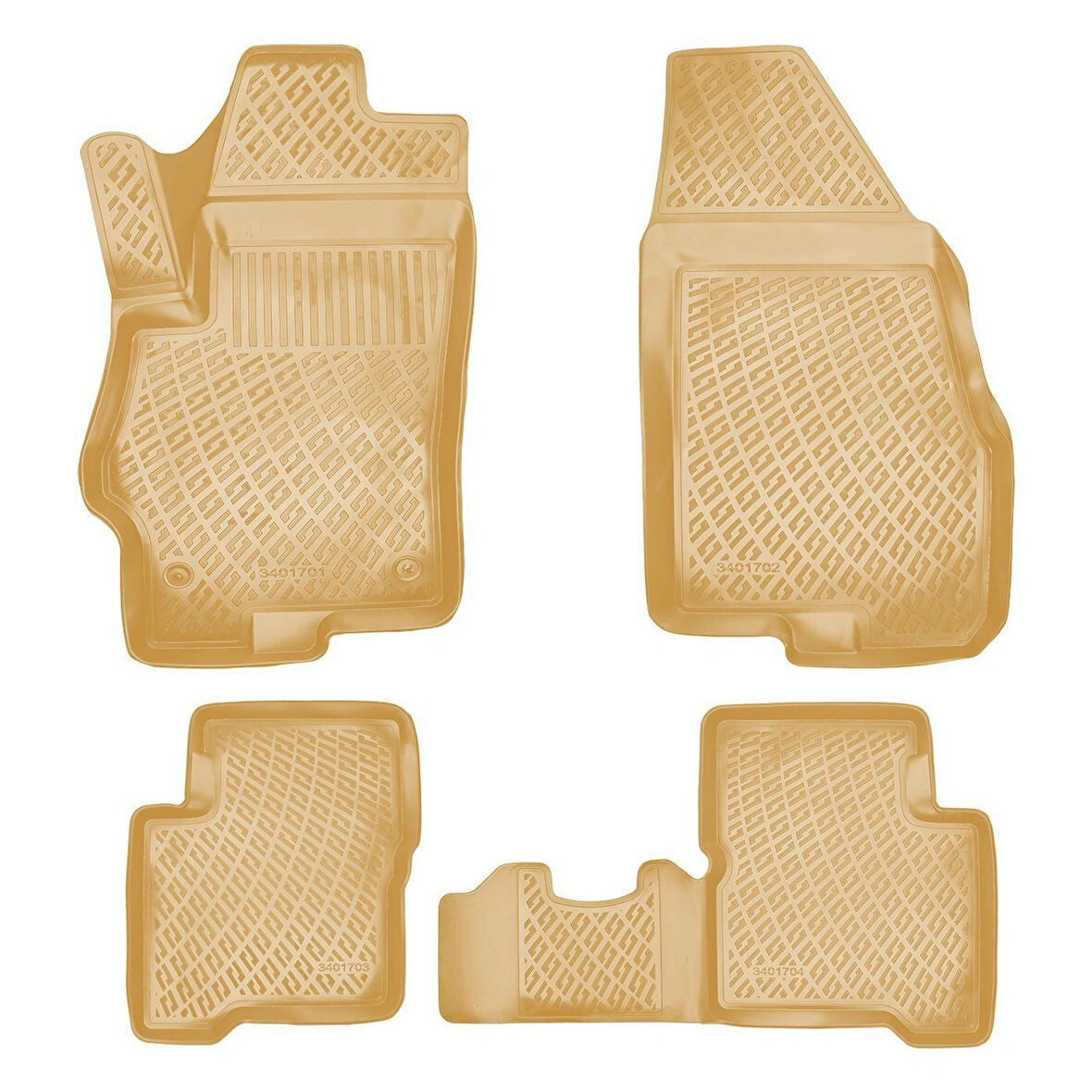 FIAT LINEA BEJ 3D Havuzlu Paspas 2007 ve 2020