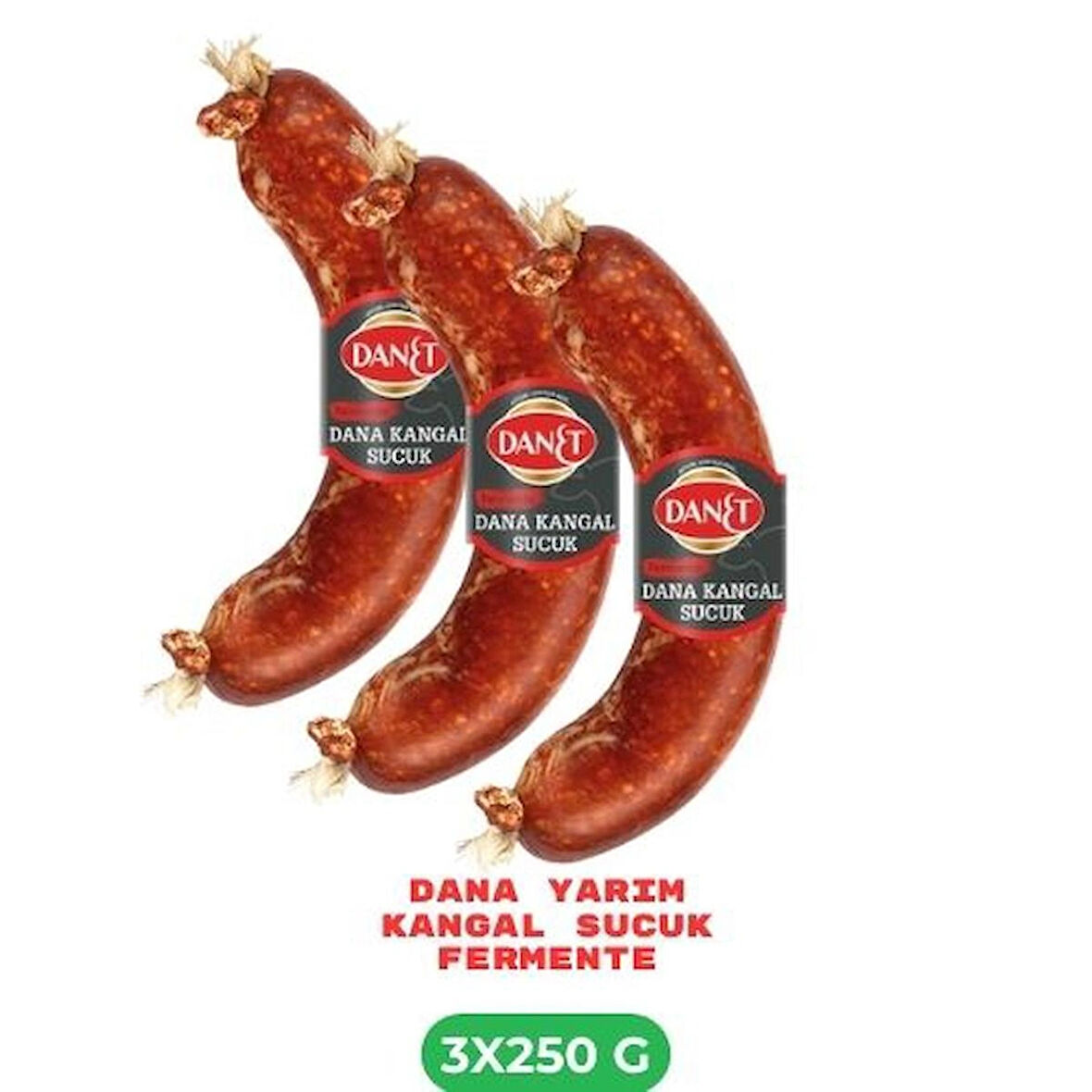 Dana Yarım Kangal Sucuk I Fermente  3x250 gr