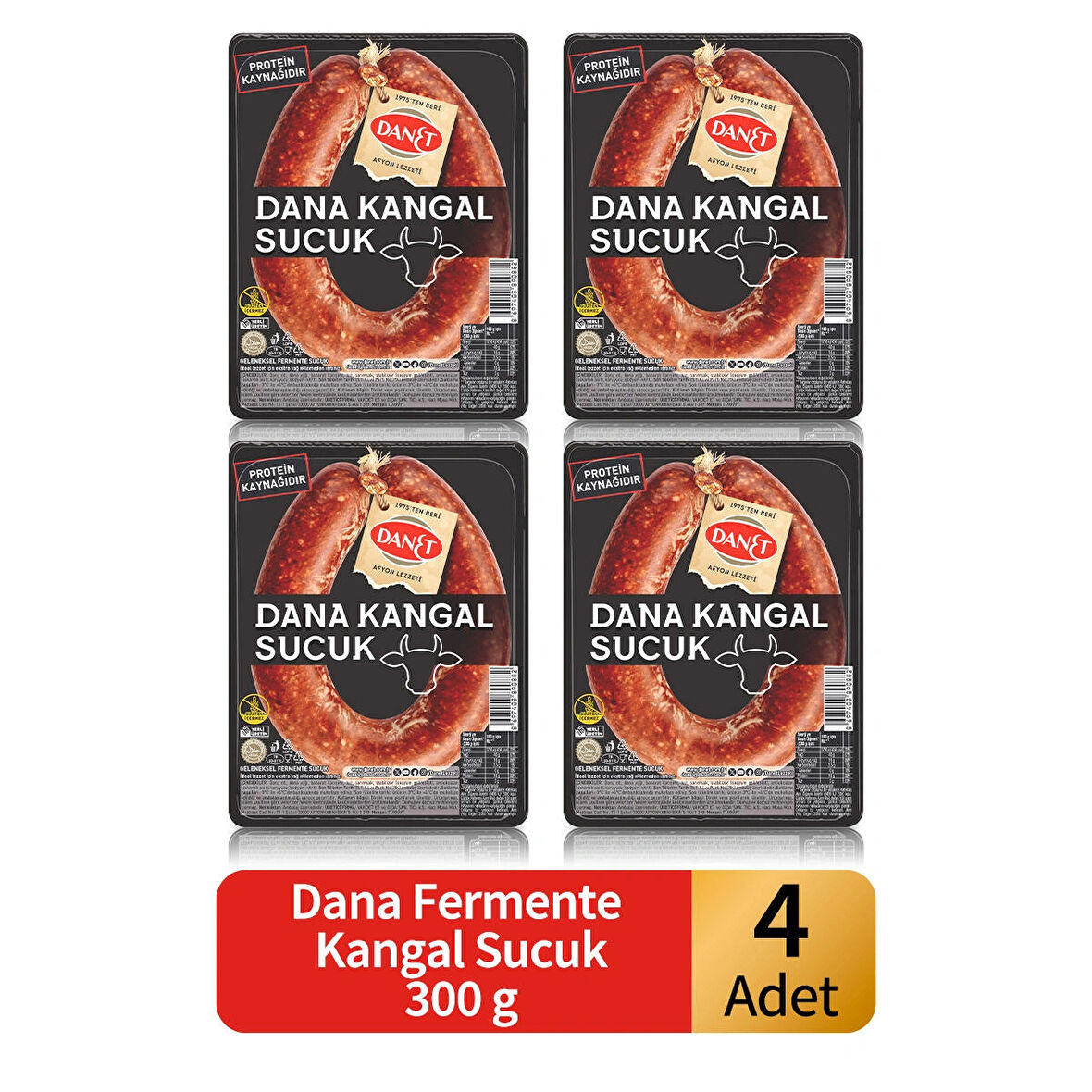 Dana Kangal Sucuk Fermente 300gr X 4 ADET