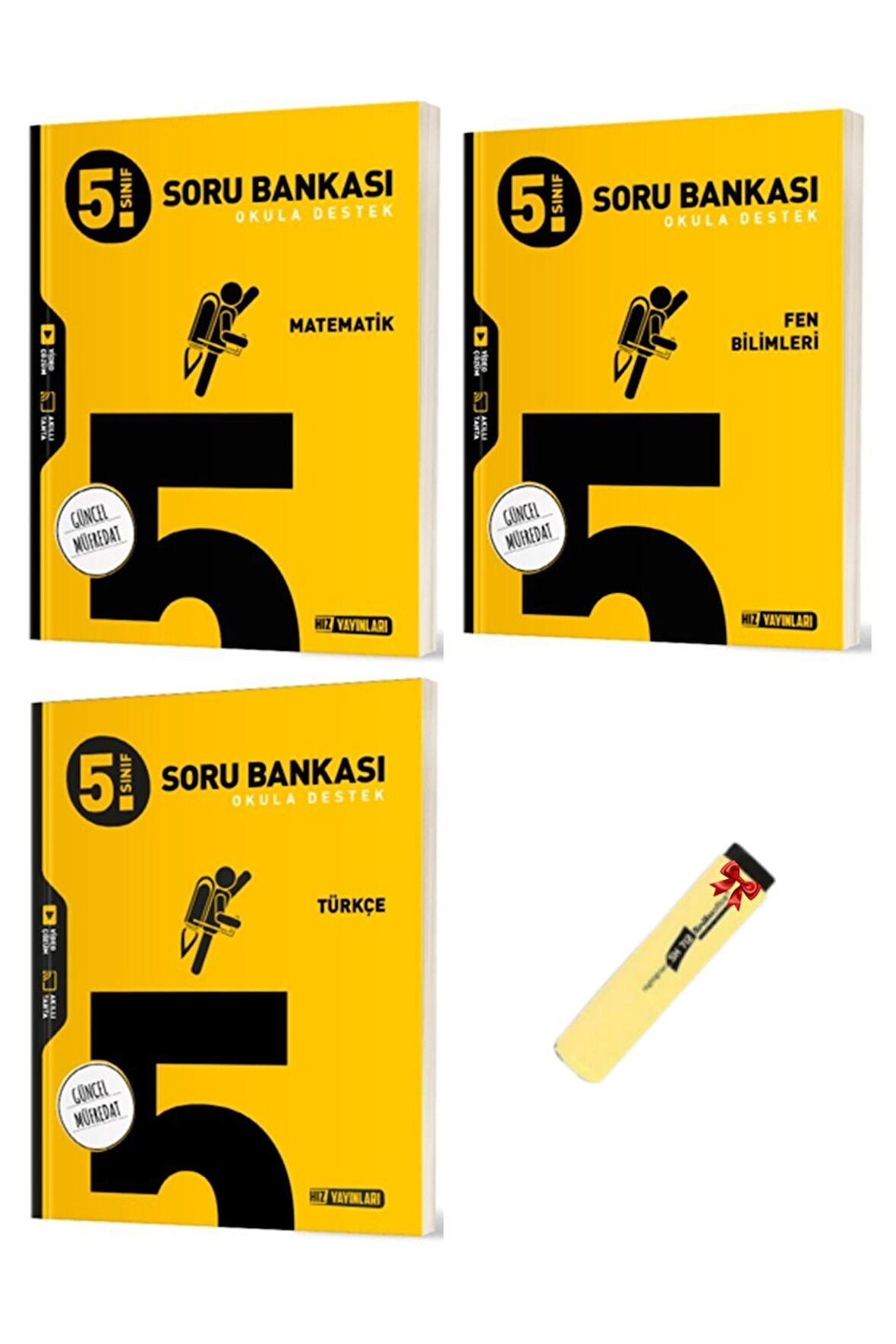 5. Sınıf Matematik Fen Bilimleri ve Türkçe Soru Bankası 3lü Set