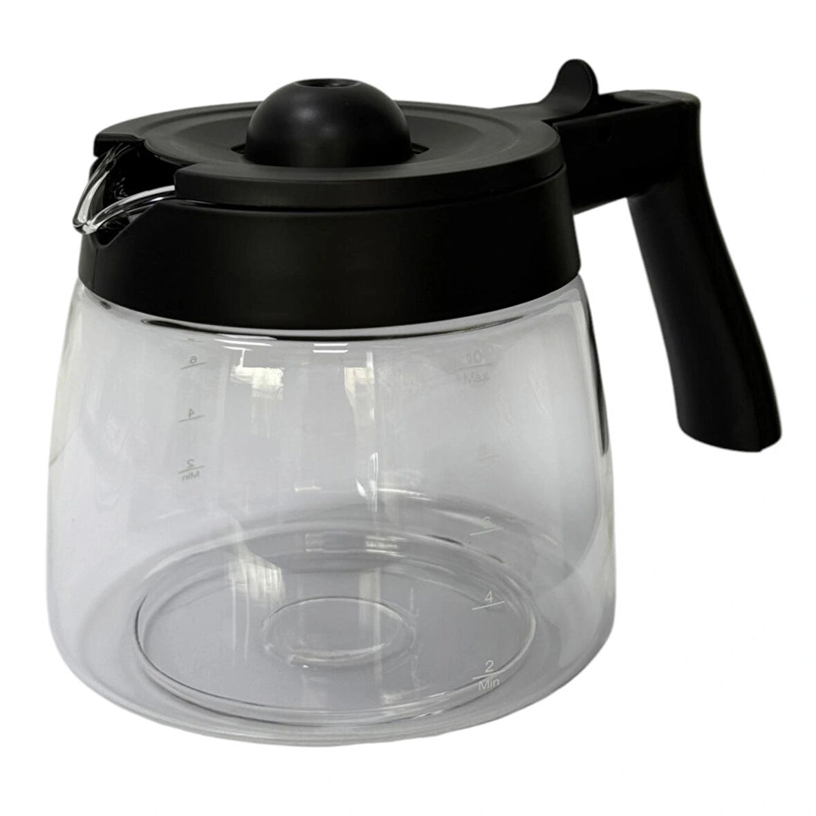 Delonghi ICM16210 Filtre Kahve Makinesi İçin Cam Demlik Karaf Siyah