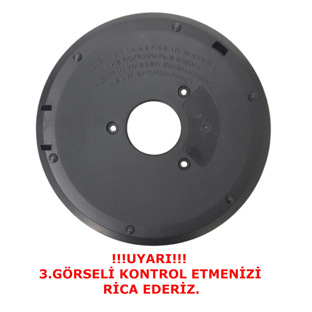 Fakir Temper Çay Makinesi İçin Gövde Alt Kapak Siyah Versiyon 2