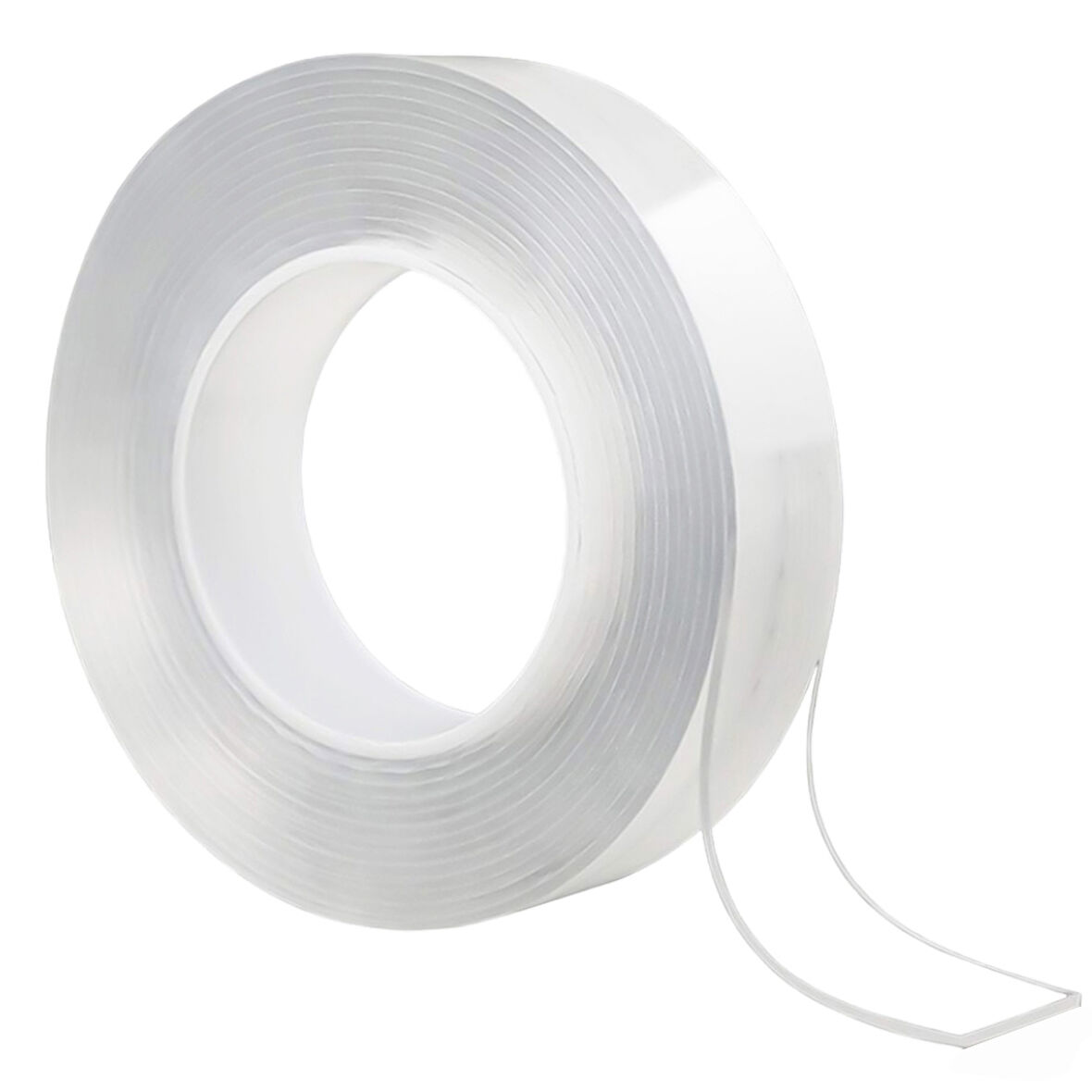 30mm 3 Metre Çift Taraflı Nano Teknoloji Süper Yapıştırıcı Şeffaf Bant, 1MM*3CM*3M