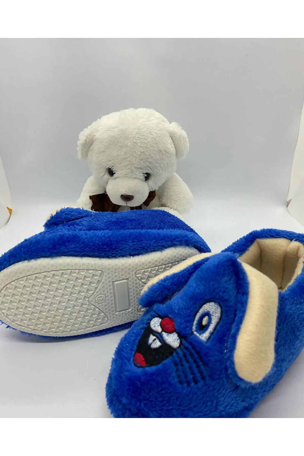 Çocuk Panduf Sevimli Kışlık Yumuşak taban Unisex Ev Terliği