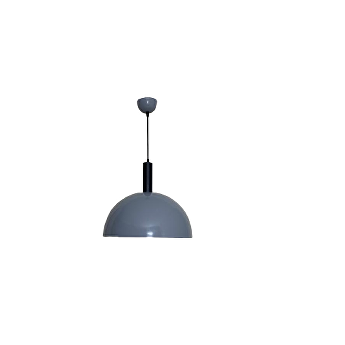 Dylight Retro Gri Metal Dekoratif Tekli Kafe Mutfak Aydınlatma Avize Çap:30 cm