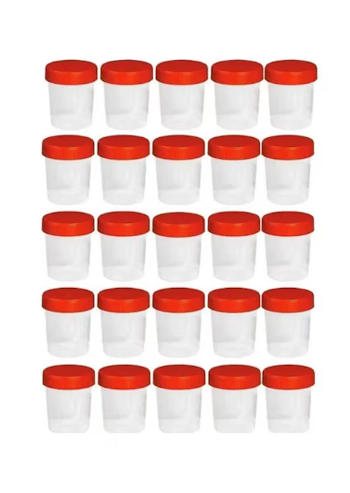 Evo Numune Alma Kabı Plastik 100 ml - 25 ADET (NON STERİLE)