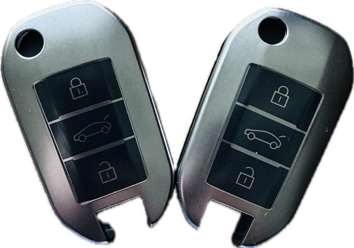 Point 2 Adet Citroen C-Elysee Peugeot 301 Plastik Anahtar Kılıfı pnt109