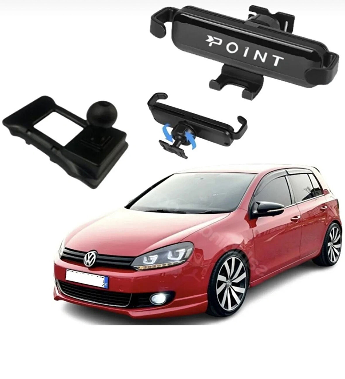 Point Volkswagen Golf 6 Araca Özel Telefon Tutacağı 2009-2012 onta87