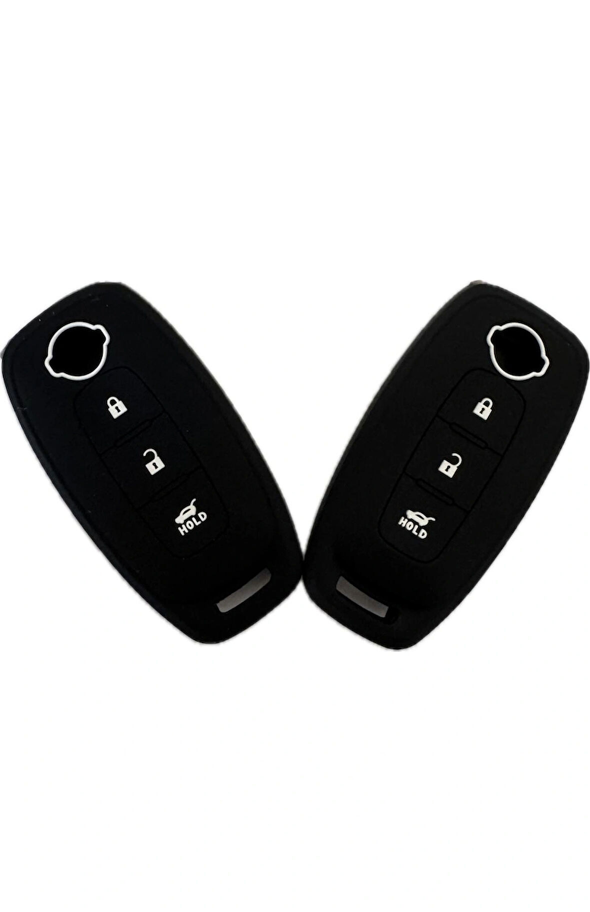 Point Yeni Nissan Juke Silikon Anahtar Uyumlu Kılıfı 2 Adet Siyah pnt22