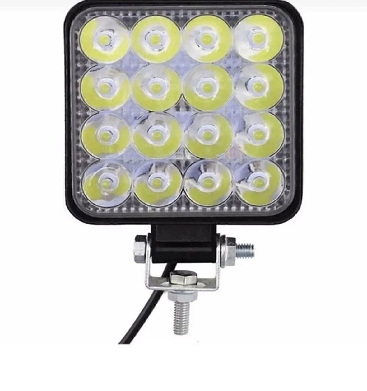 Point 16 LED Off Road Iş Makinesi Kamyon Traktör Projektör Çalışma ve Sis Lambası 48 Watt 12V