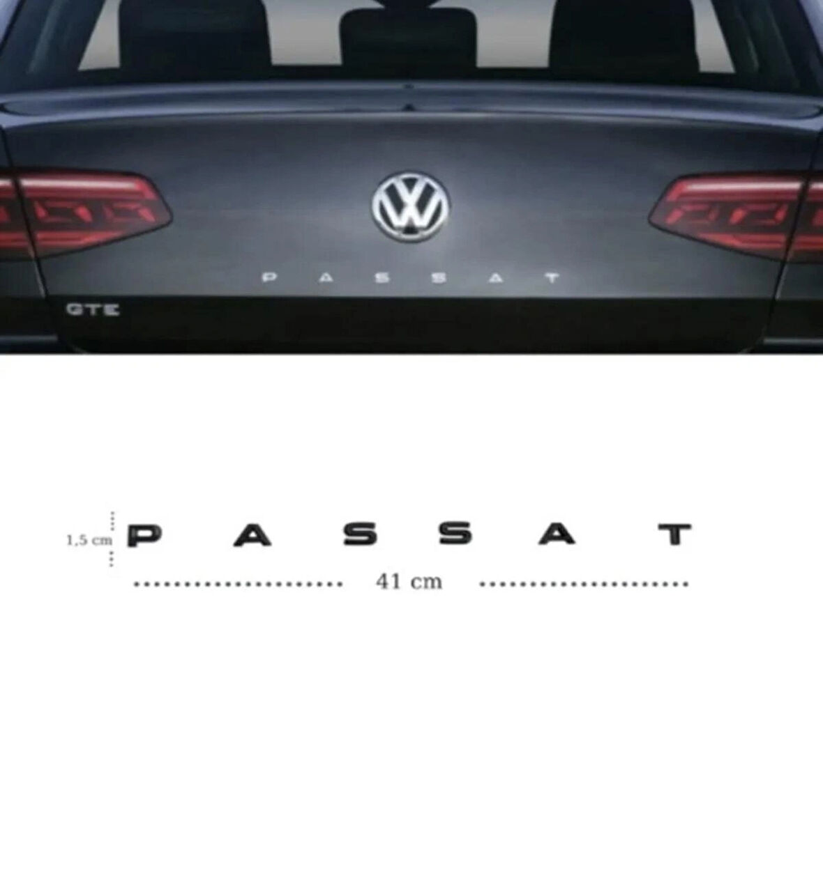 Point Volkswagen Passat Bagaj Yazı B5 B6 B7 B8 Cc Uyumlu Yeni Passat Ayrık Kalıplı Yazı