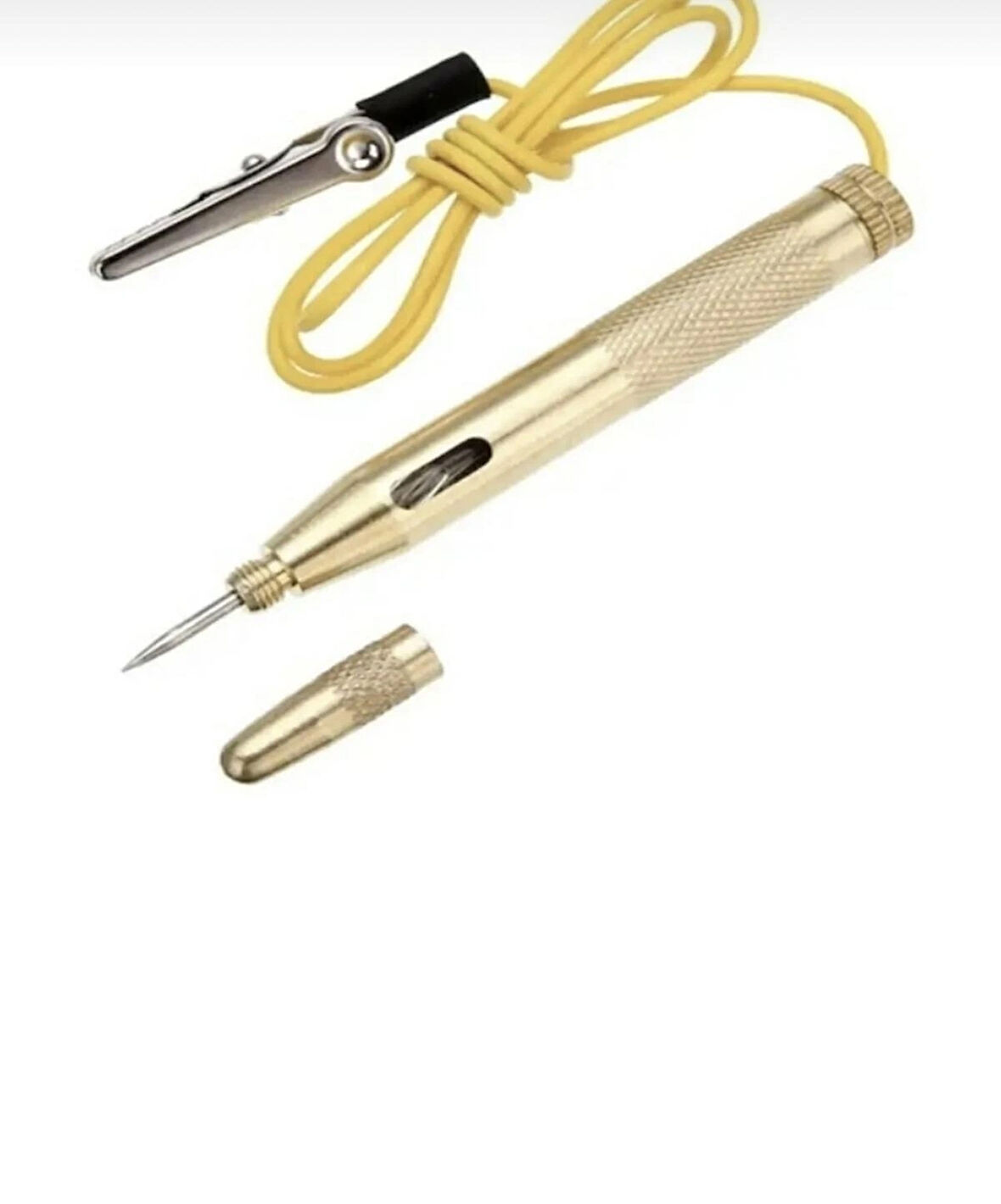 Point Sarı Oto Elektrik Kontrol Sigorta Test Kalemi Metal 12V