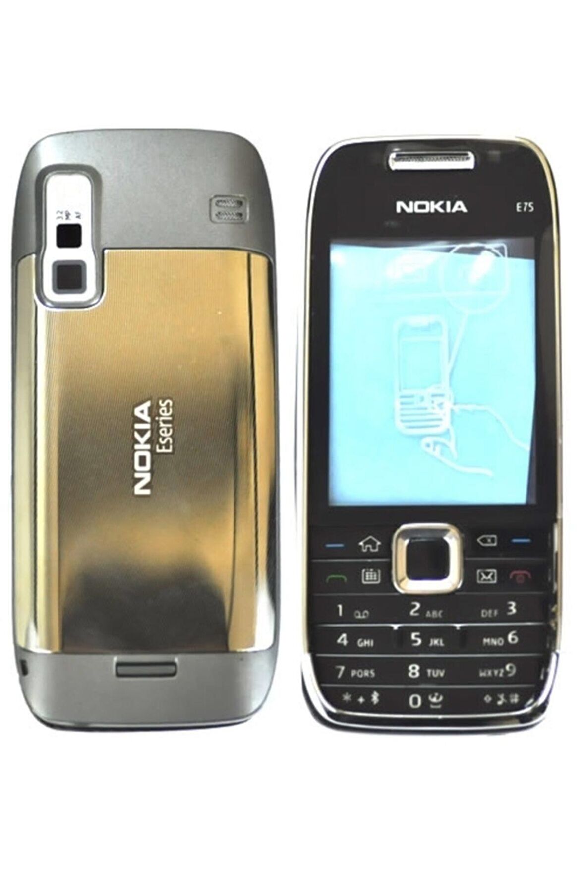 Nokia E75 Full Kasa-kapak-tuş