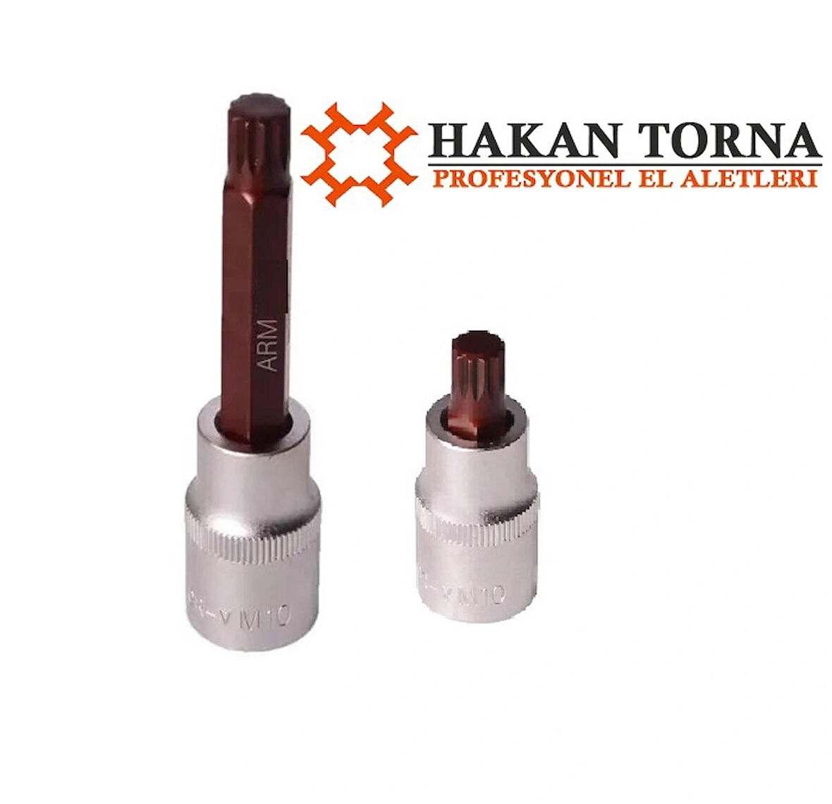 ARM 1/2 M8 Uzun Lokma Kısa Lokmalı Spline Bits