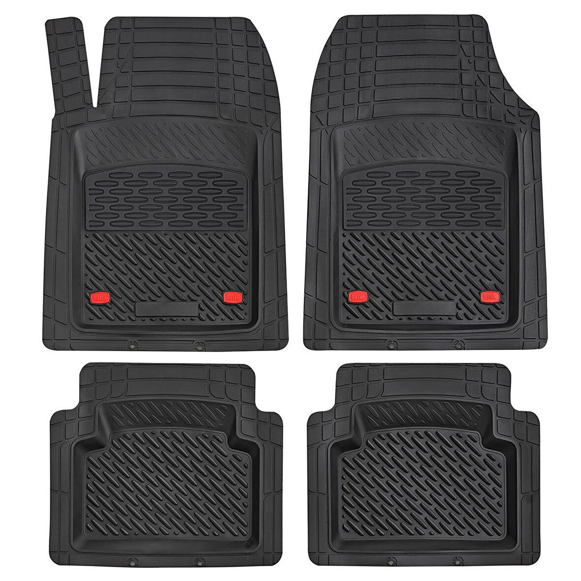 Seat Altea Uyumlu 3D Havuzlu Paspas Takımı  Safir Siyah