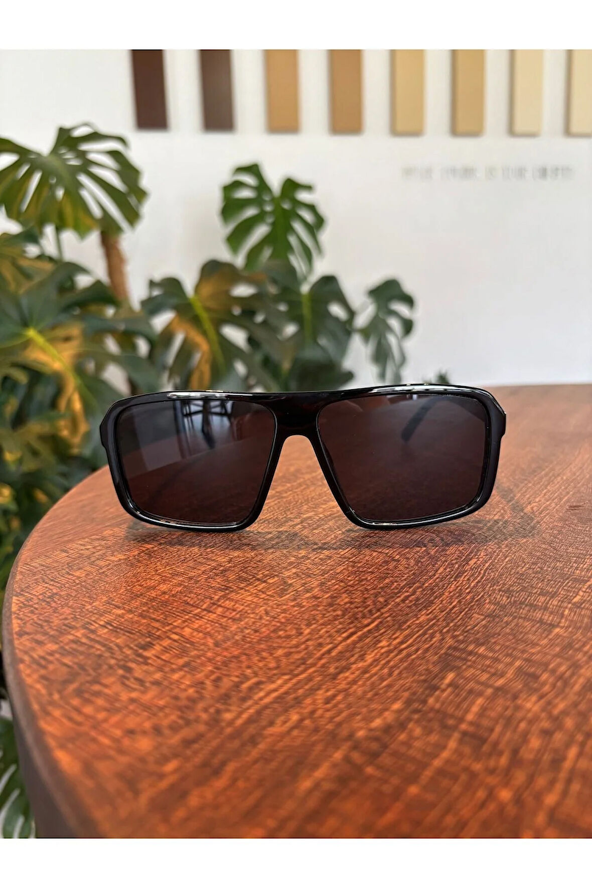 Duo Büyük Köşeli Erkek Kadın Güneş Gözlüğü Unisex 66 Ekartman