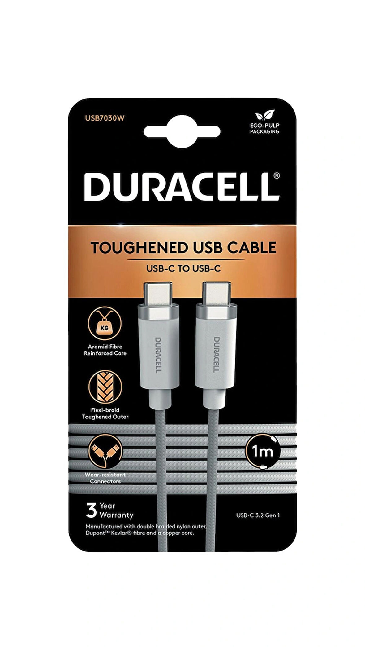 duracell 1M lıghtnıng cable black c-c