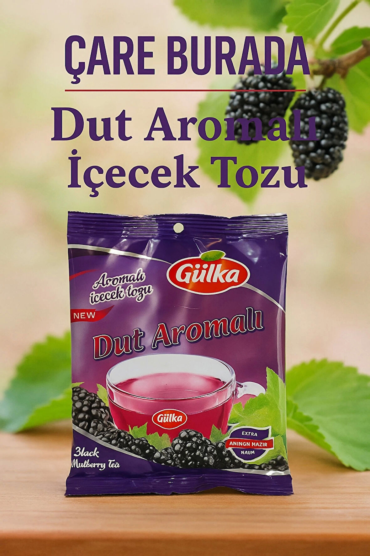 Dut Aromalı İçecek Tozu 250 Gr