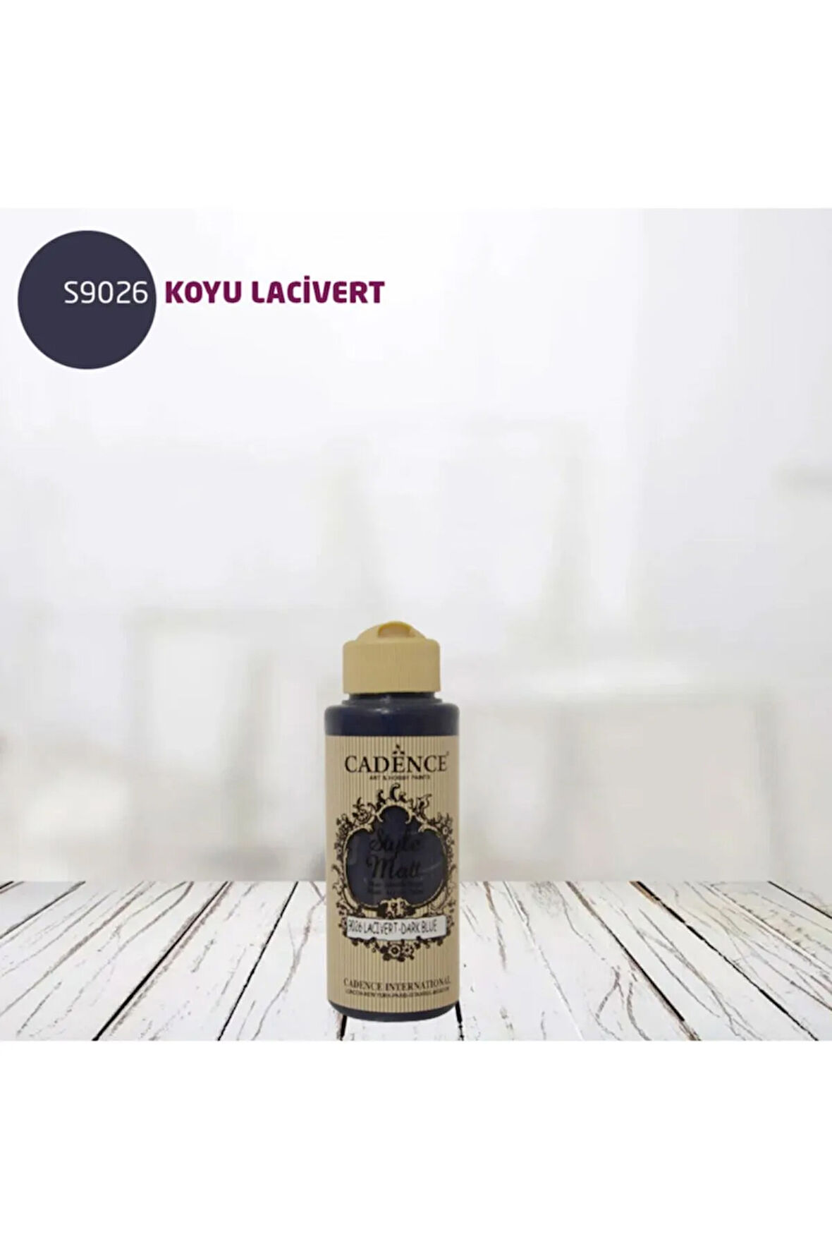 Cadence Style Matt S9026 Koyu Lacivert 120 Ml.