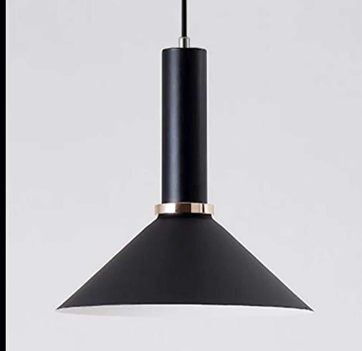 Dylight Retro Metal Siyah Dekoratif Rustik Kafe Mutfak Sarkıt Avize çap 30 cm