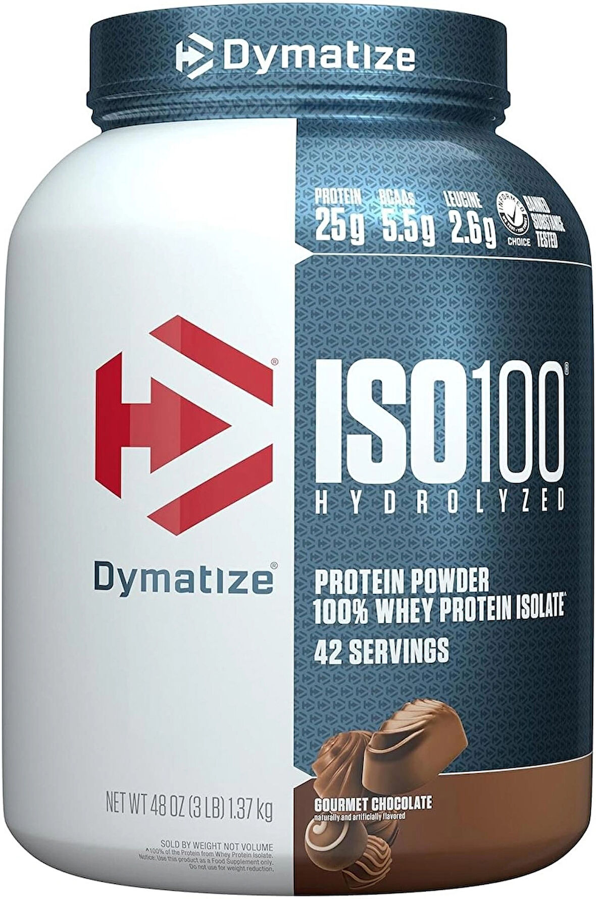 DYMATIZE ISO 100 İsolate (izole) Protein 1.36KG  43 SERVİS - ABD MENŞEİ
