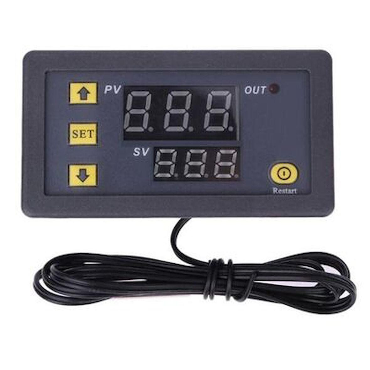 Diyotlab 12V DC Dijital Sıcaklık Kontröl Cihazı LED Ekran Termostat W3230