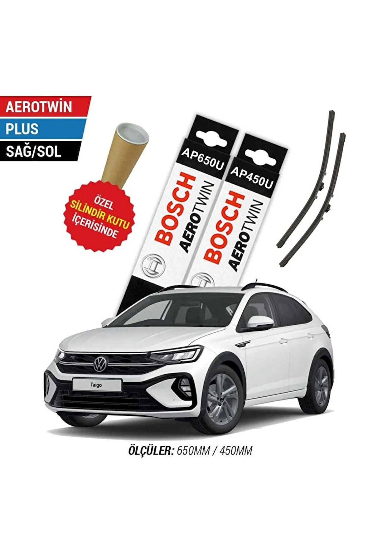 Volkswagen Taigo 2022 Model Silecek Takımı Ön Bosch Aerotwin Plus