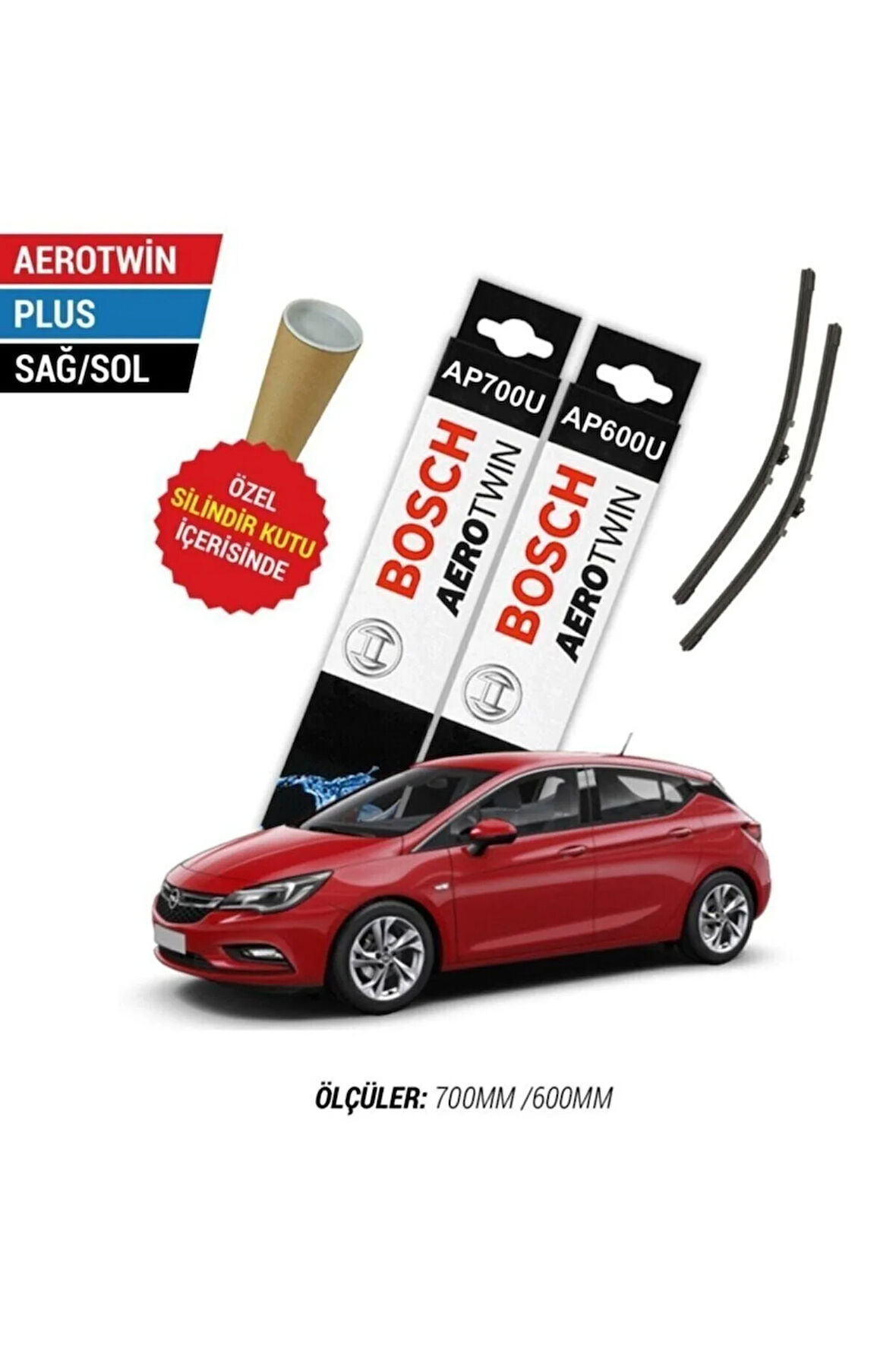 Opel Astra K 2016 Model Silecek Takımı Ön Bosch Aerotwin Plus