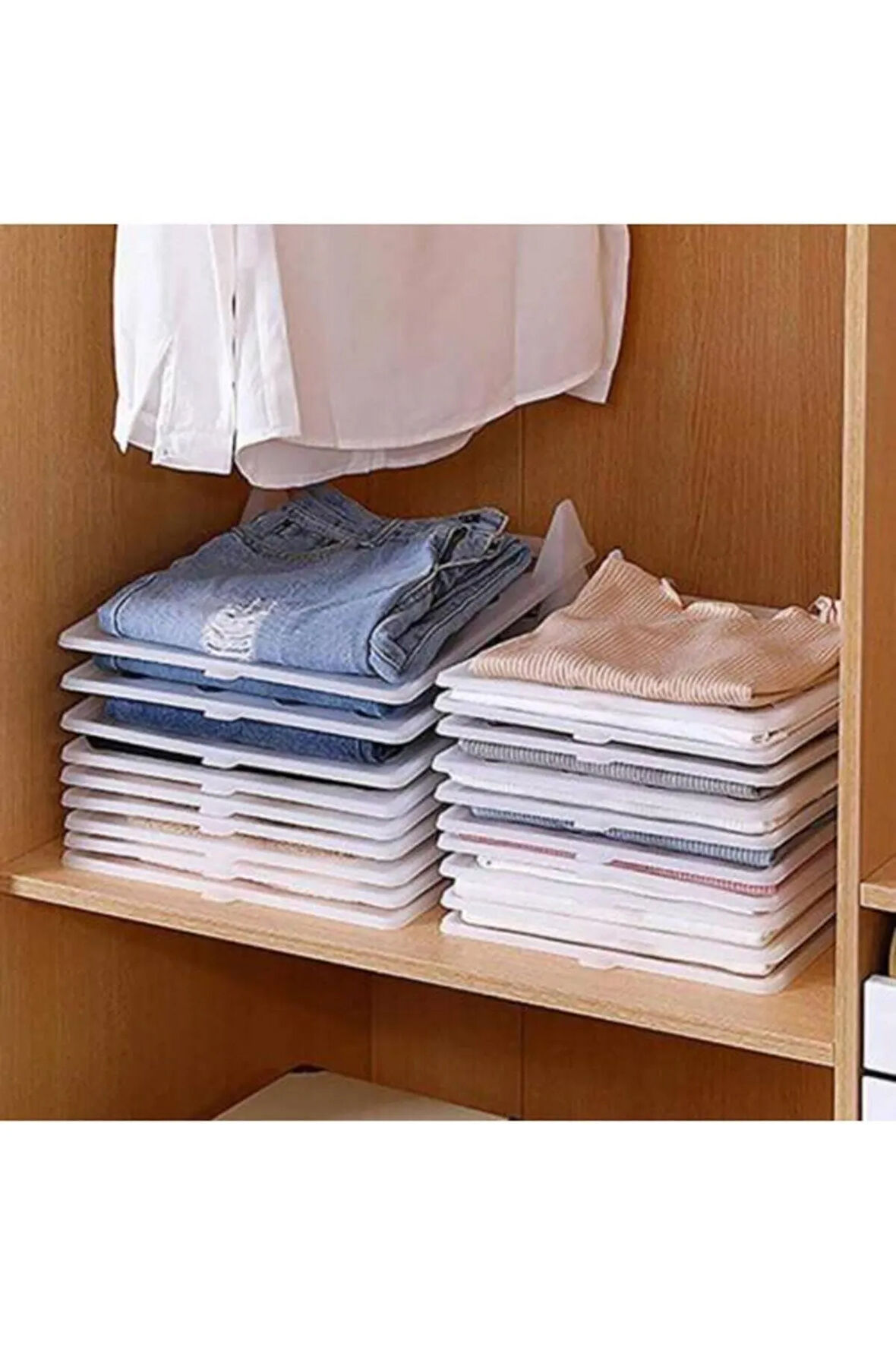 Hayatınızı Kolaylaştırın 10'lu T-shirt Düzenleyici Organizer