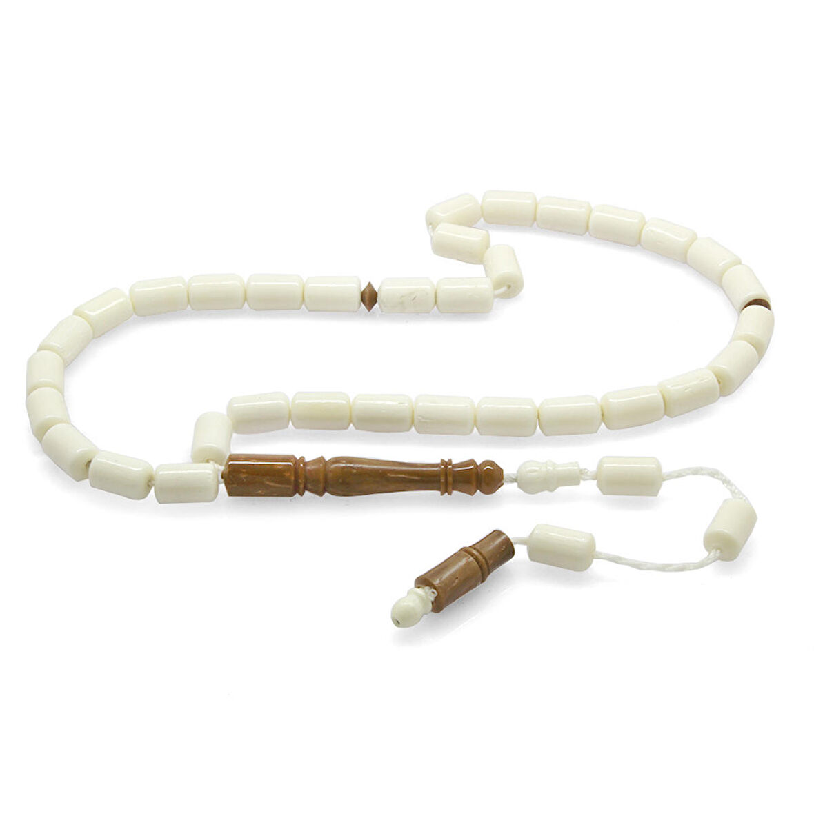 Tesbihane Sistemli Kesme Kesim Kuka İmameli Deve Kemiği Tesbih