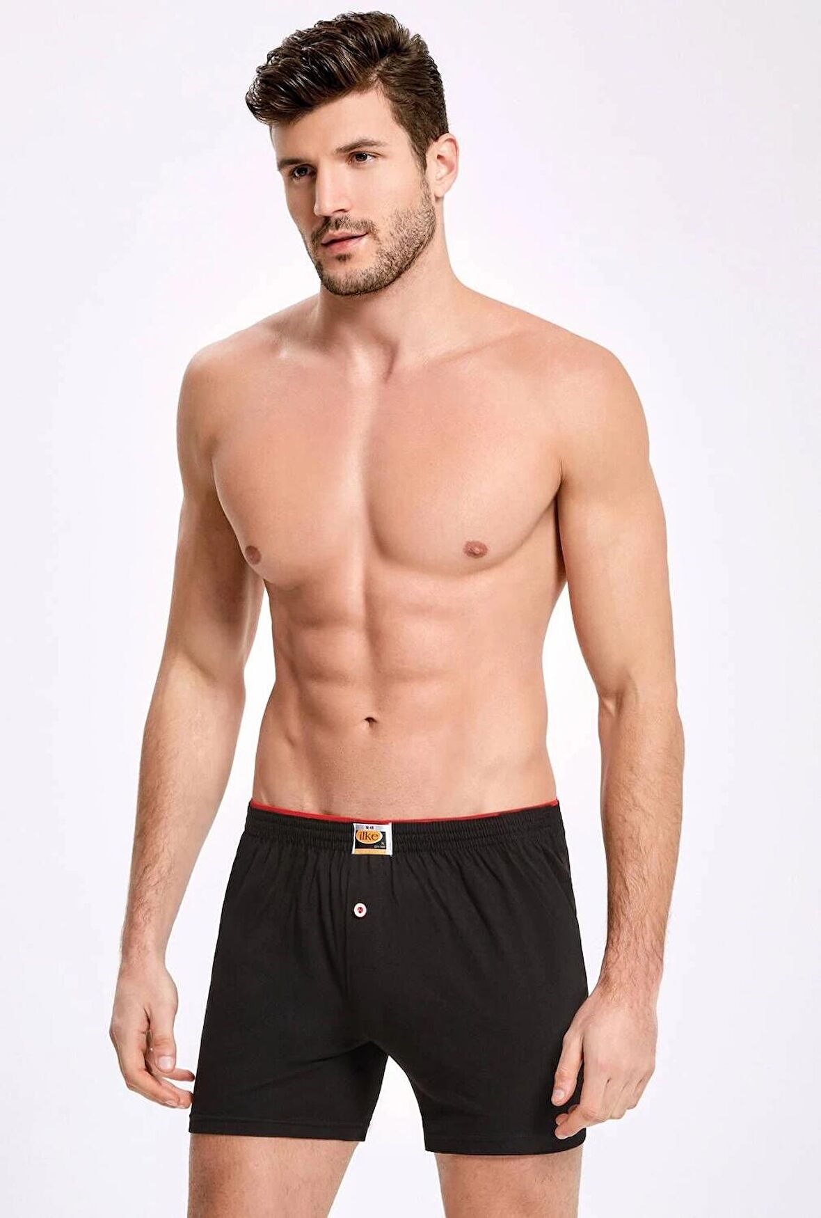Düz Havlu Bel Erkek Boxer    3 Adet