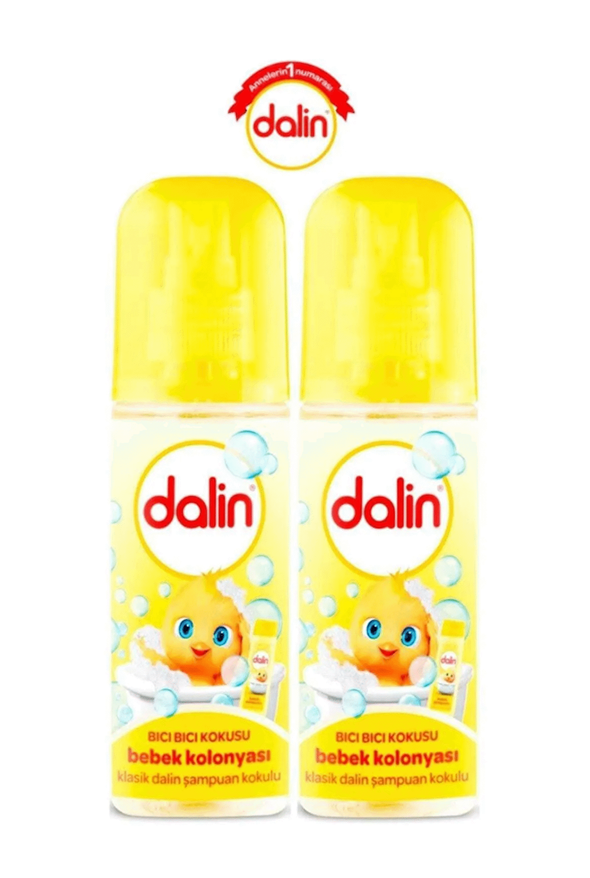 Dalin Kolonya 150 ml. Bıcı Bıcı Kokusu Sprey (2'li)