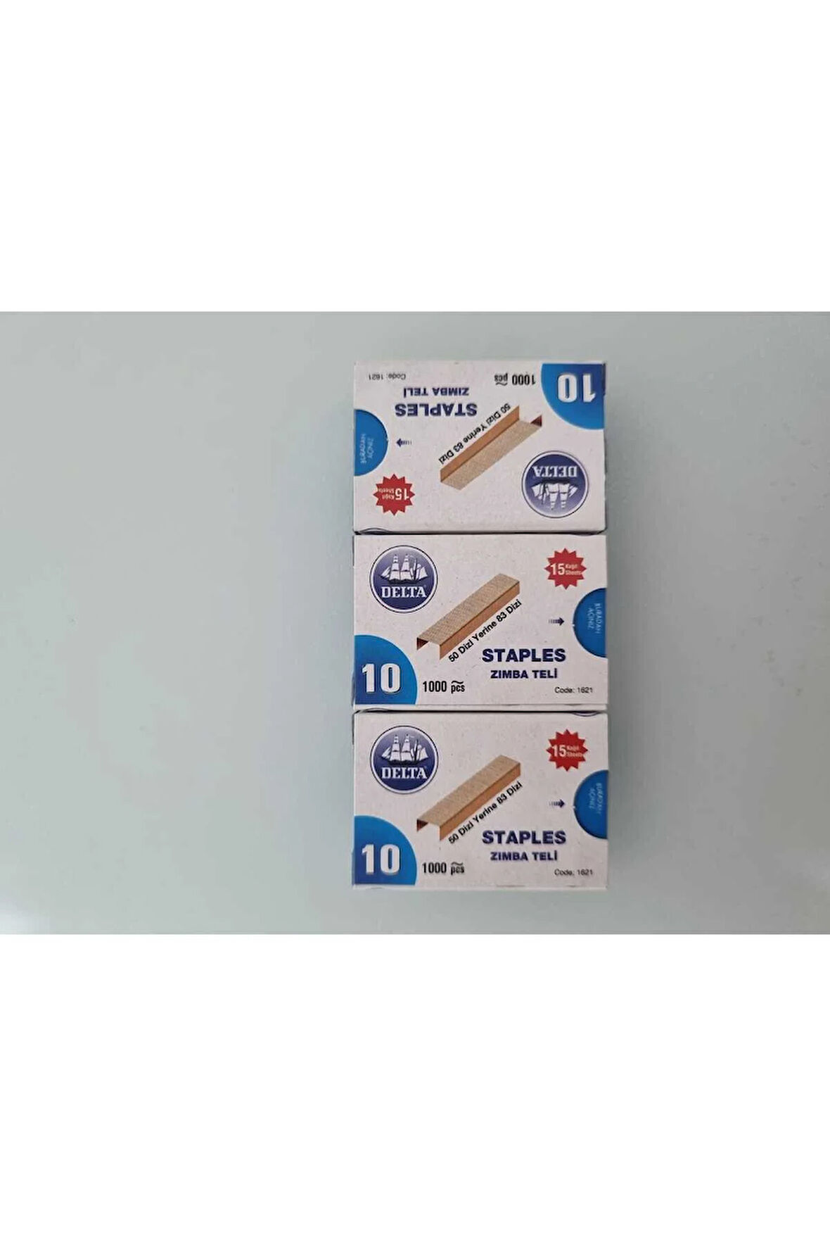 Zımba Teli 1000 Lİ No:10 Sarı (12 Paket)