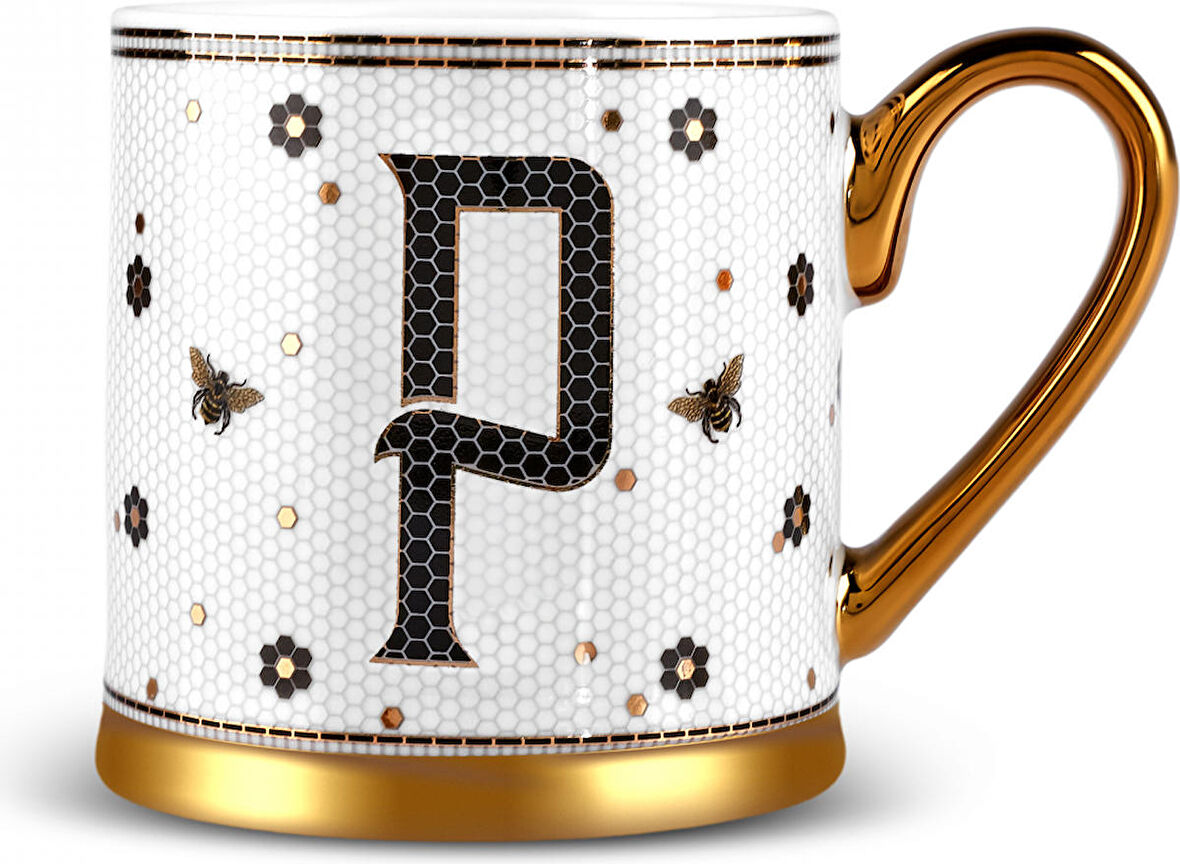 Karaca P Harfli Kupa 330 ml