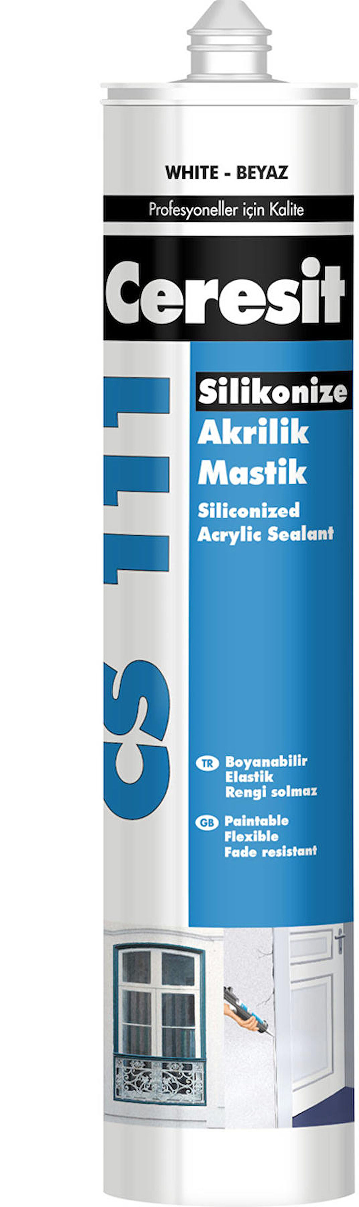 Beyaz Akrilik Mastik Cs111 280 ml