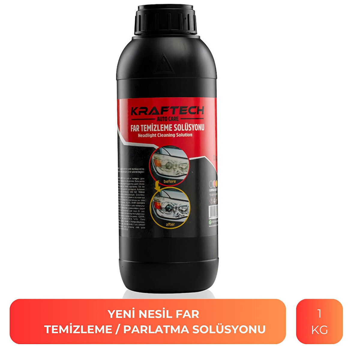 Kraftech Far Temizleme Solüsyonu Kloroform Uyumlu 1 Kg