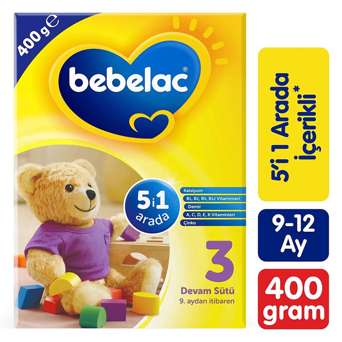 Bebelac 3 Devam Sütü 400 g