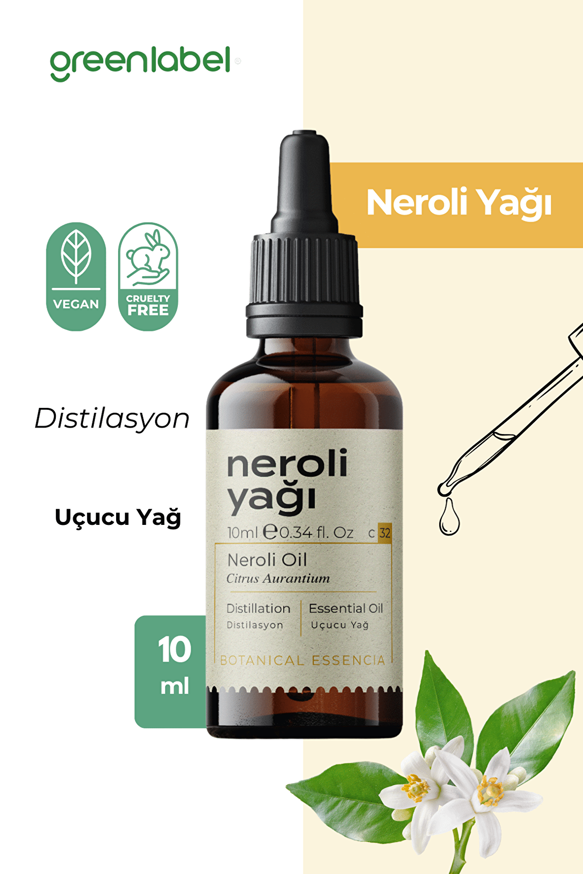 Neroli Yağı 10 Ml.