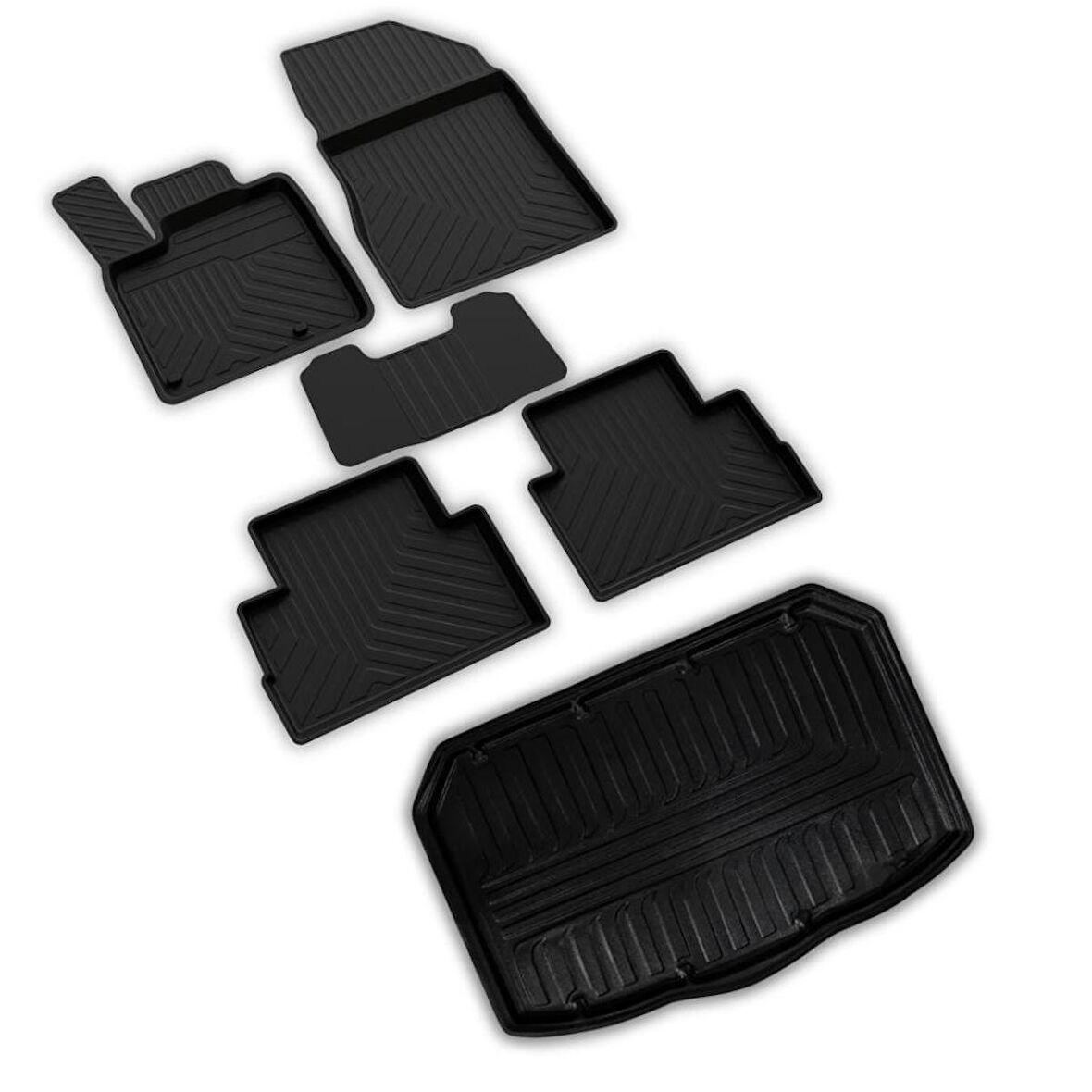 Nissan Qashqai Dizel-Benzin Ferrous 4D Paspas ve Alt 3D Bagaj Havuzu 2022 ve Üstü