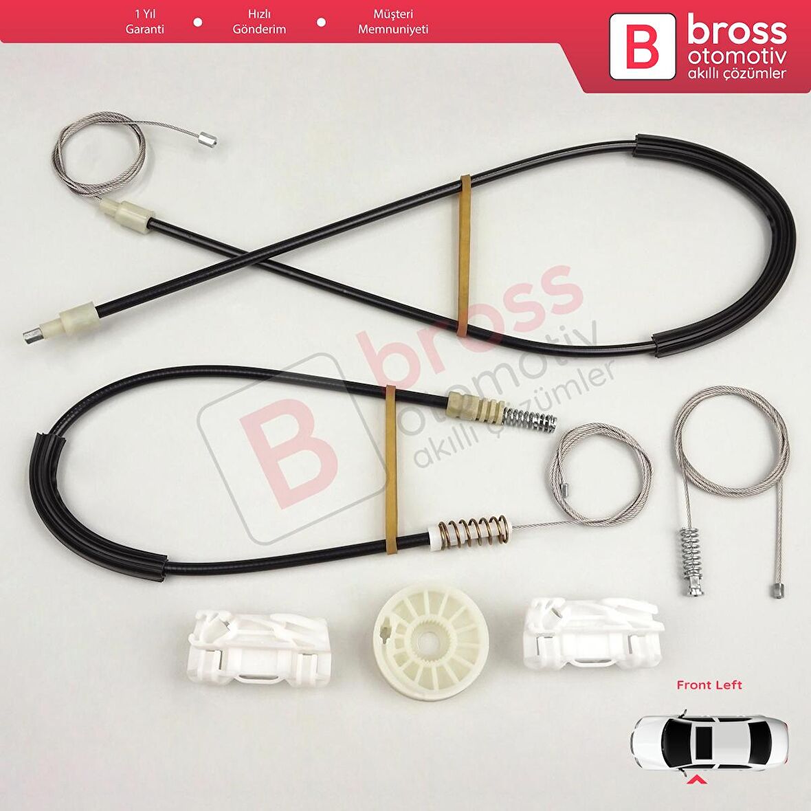 VW Sharan Seat Alhambra MK1 1995-2010 Ford Galaxy MK1 İçin Elektrikli Ön Sol Kapı Cam Kriko Seti