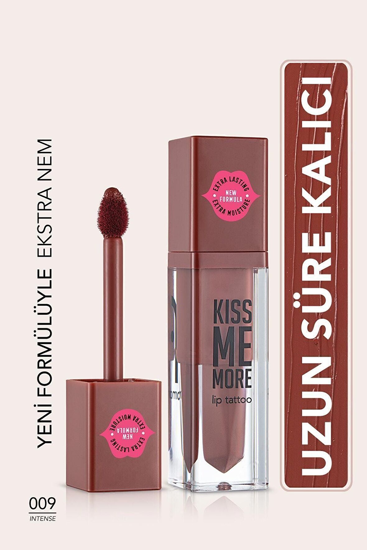 Flormar Uzun Süre Kalıcı Mat Ruj - Kiss Me More-009 Intense-8682536040808