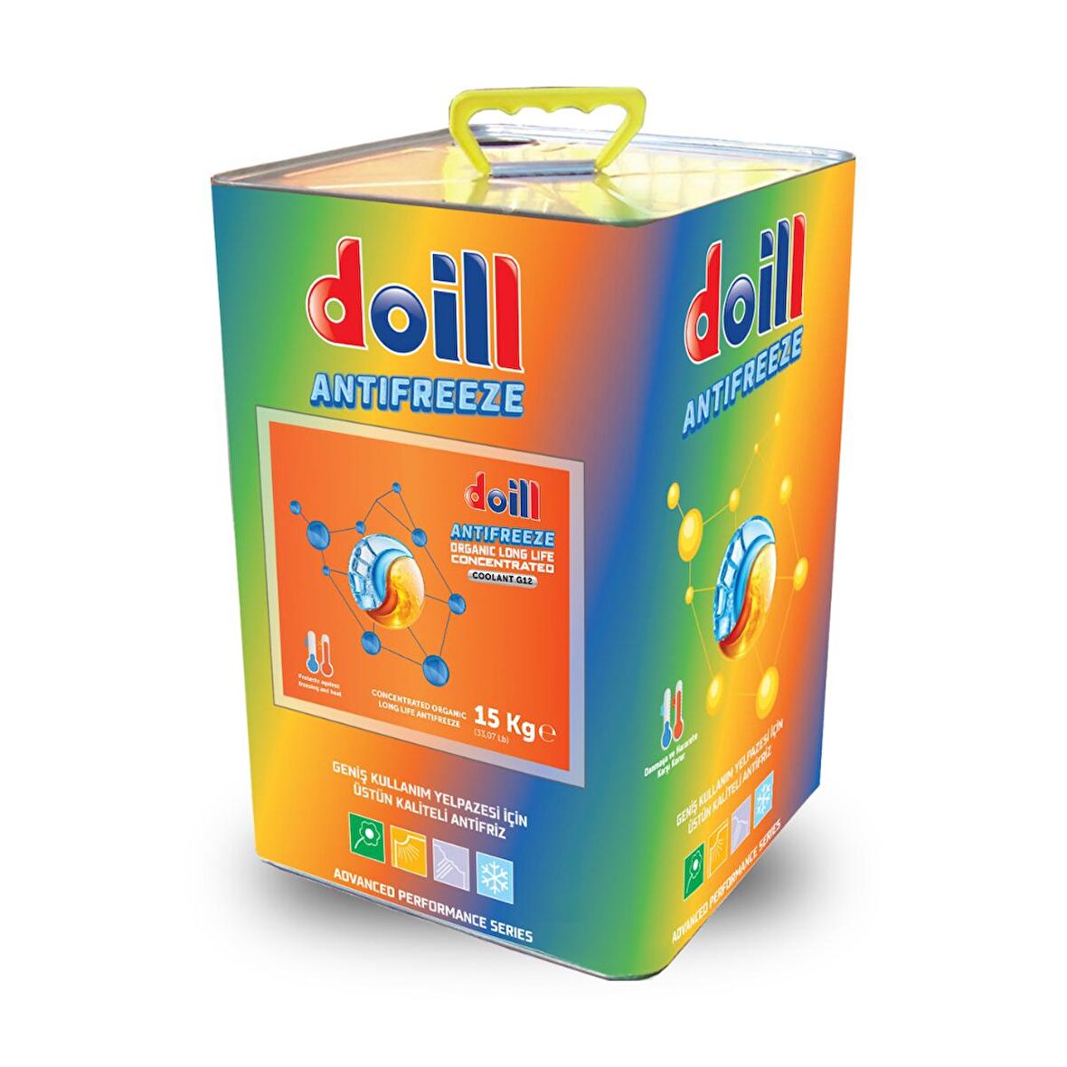 Konsantre - Saf 15 Kilogram Kırmızı Organik Antifriz - G12 (Üretim Yılı: 2025)