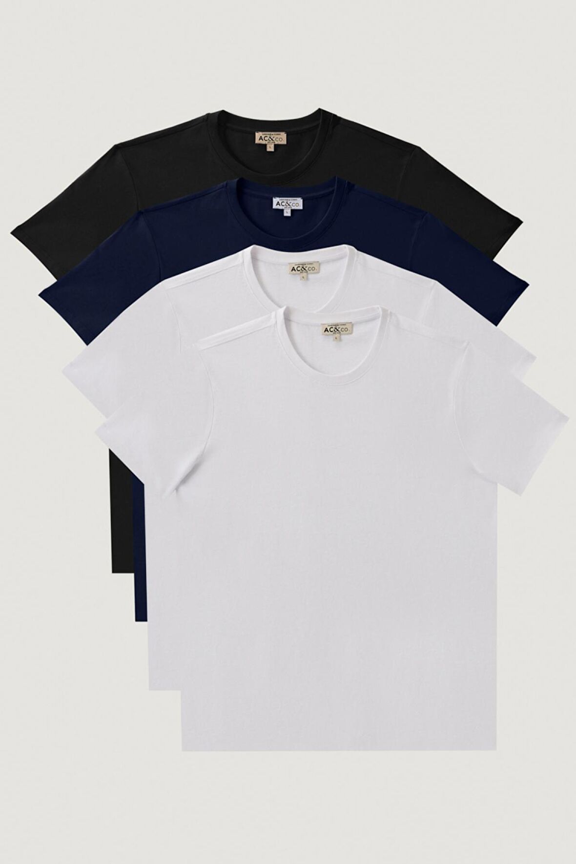 Slim Fit 4'lü Tişört Paket