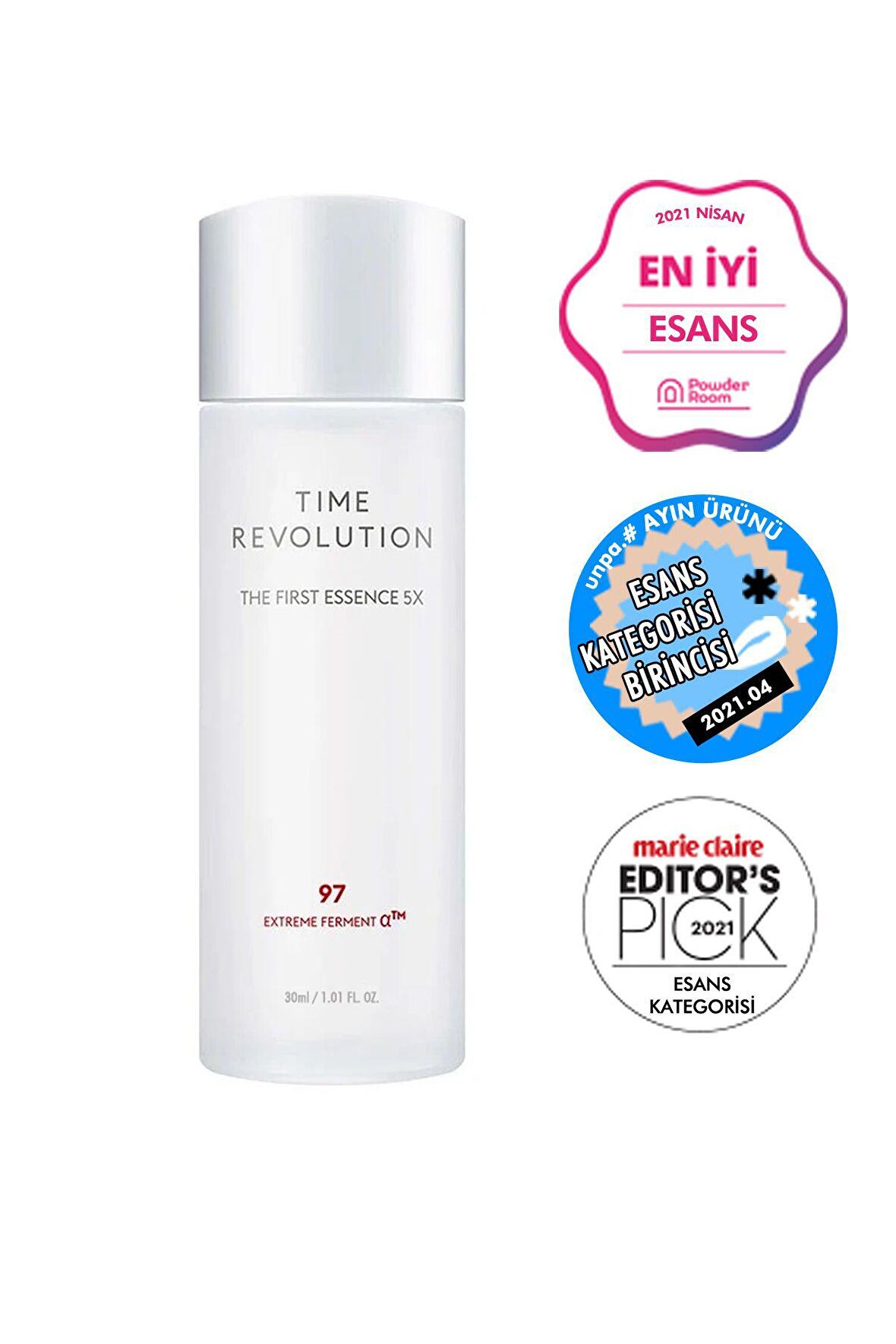 Fermente İçerikli Nemlendirici Esans(30ml)Time Revolution Time Revolution The First Essence 5X